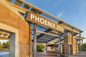 entrance to the Phoenix zoo